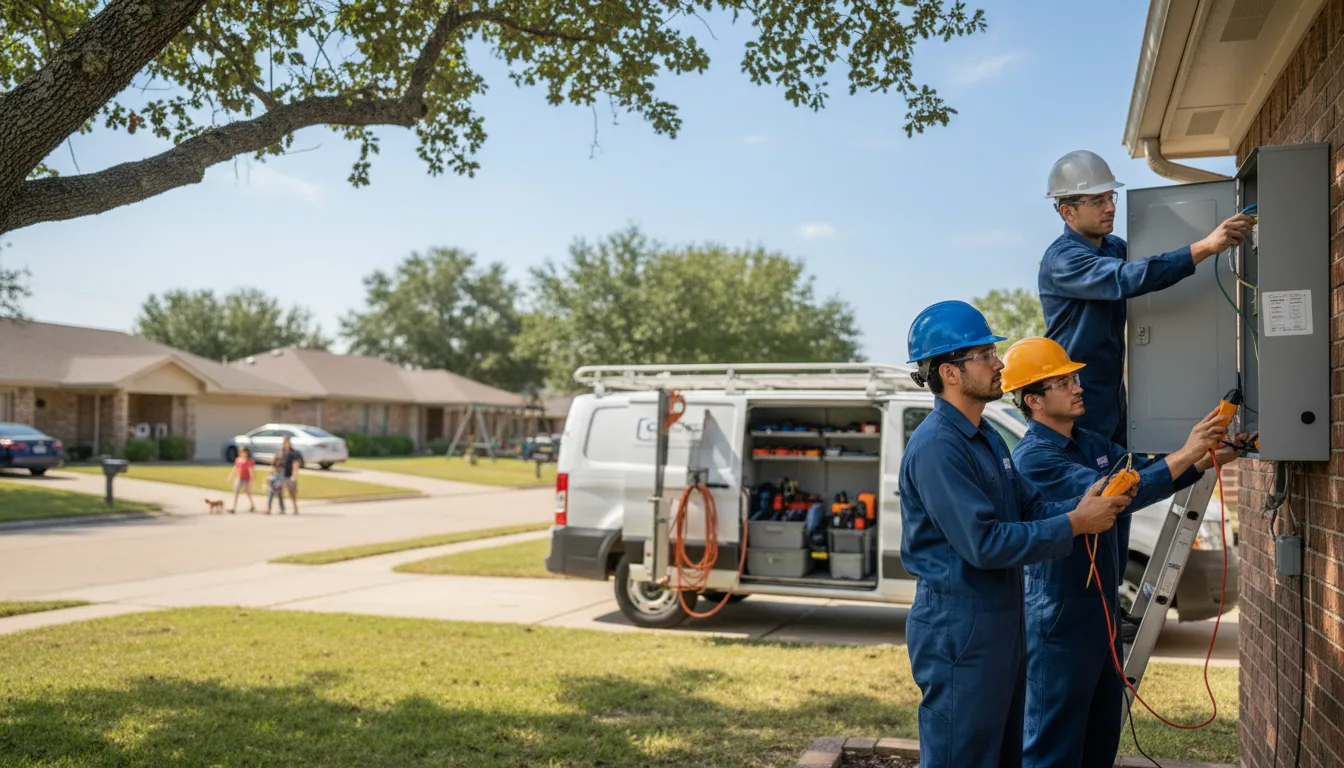 Certified electrician providing emergency electrical services in Gilman, IL